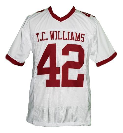 Bertier  42 remember the titans football jersey white 1