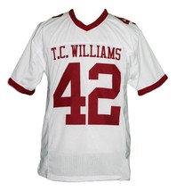Bertier #42 T.C.Williams The Titans Movie New Men Football Jersey White Any Size image 1