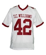 Bertier #42 T.C.Williams The Titans Movie New Men Football Jersey White ... - $54.66 CAD