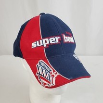Vintage Super Bowl XXXVI 36 Reebok NFL Hat Cap Strapback Patriots vs Rams NOLA - £14.34 GBP
