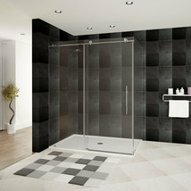 56-60&quot;W x 76&quot;H x 34 1/2&quot;D Shower Enclosure ULTRA-C Brushed Nickel by LessCare - £829.67 GBP