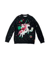 Tipsy Elves Unicorn Santa Christmas Holiday Sweater ( L ) - $746.72 MXN