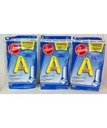 9 Bags Hoover Vacuum Filter Bags Type A Allergen Filtration 4010100A NEW - £7.71 GBP