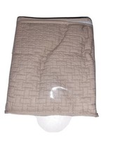 Grammercy Studio Bungalow Quilted Khaki ONE Standard Sham 100% Cotton 21... - $335.10 MXN