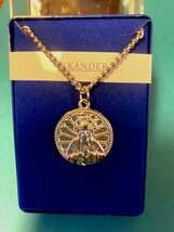 \ Sacred Heart &amp; Our Lady of Mount Carmel Scapular Medal Necklace, New - $15.40 CAD