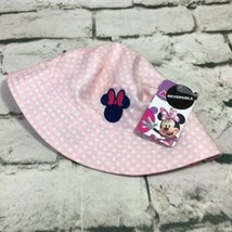 Disney Minnie Mouse Bucket Hat NWT Pink Girls - £7.90 GBP