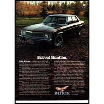 1977 Buick Skylark Sedan Vintage Print Ad Autumn Fall Leaves Driveway Wall Art - £8.20 GBP