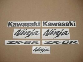 Kawasaki Ninja ZX6R Decal Graphics Kit, Black - $19.99