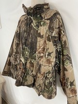 Duxbak Legacy 2XL Camo Insulated Zip Front Hooded Hunting Jacket Parka - £37.53 GBP