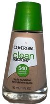 1- COVERGIRL Clean SENSITIVE Liquid Foundation #540 NATURAL BEIGE New/Se... - $19.79