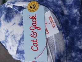 Cat &amp; Jack Blue Tye Dye Long Sleeve  Girls Size L New With Tags - $9.90