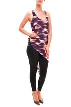 Finders Keepers Womens Top Asymmetrical City Home Elegant Multicolor Size S - £31.10 GBP