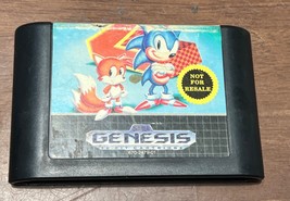 Sonic the Hedgehog 2 Sega Genesis Original Authentic Genuine Game Not For Resale - £7.96 GBP