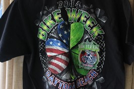 2014 Daytona Beach Bike Week Black Shirt L - £7.11 GBP