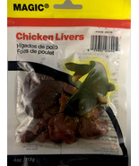 Magic #3690 Preserved Chickens Liver in Convenient 4 oz.Recloseable Pouc... - £10.32 GBP