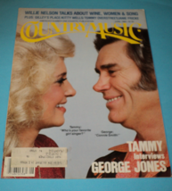Country Music Magazine June &#39;80 ~ George Jones &amp; Tammy Wynette, Mickey G... - $244.33 MXN