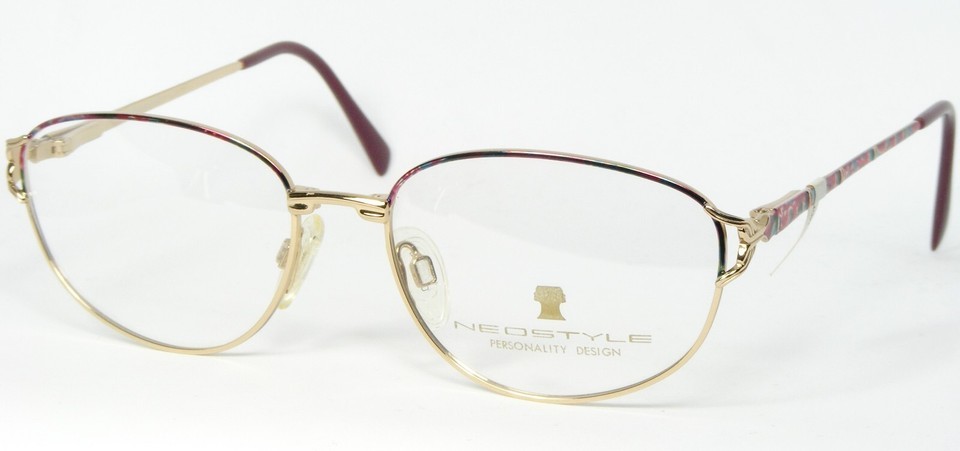 Vintage NEOSTYLE OFFICE 177 954 GOLD /MULTICOLOR EYEGLASSES 54-16-135mm ... - $80.91