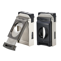 Vector Switch Double Flame Torch Lighter w/Cutter Nickle Satin - VECT SW... - $81.89 CAD