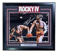 Dolph Lundgren Signé Encadré 16x20 Rocky IV Coup de Poing Photo PSA ITP - £232.67 GBP