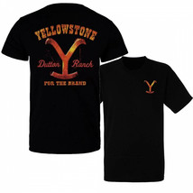 Yellowstone Dutton Ranch Sunburst Logo T-Shirt Black - £30.35 GBP+