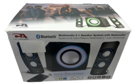 Cyber Acoustics Peak Power Bluetooth Speakers Subwoofer LED Lights 32W C... - €44,15 EUR