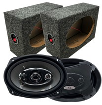 2X Audiotek 6X9&quot; 700W 5-Way High Performance Car Audio Speakers + Truck ... - £93.63 GBP