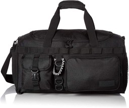 20&quot; 32L Tactical Black Gym Duffle Bag with Shoe Compartment. Best Workout Bag Fo - £62.96 GBP