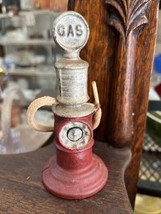 Vintage Cast Iron Collector Toy Gas Pump 4 3/4” - £68.52 GBP