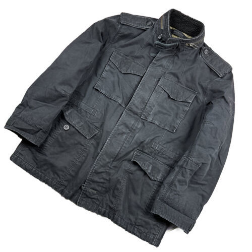 Primary image for Vtg GAP Flyers Alpine Standard Issue Jacket Black Distressed Military Mens Large