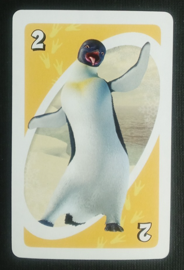 2006 Happy Feet Uno Card Yellow Memphis #2 - $4.84