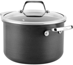 All-Clad B1 Hard Anodized Non-Stick Induction Aluminum 4-qt Soup Pot with lid - £44.23 GBP