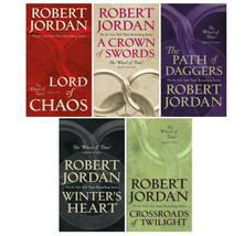 Wheel Of Time Fantasy Series By Robert Jordan Set Of Paperback Books 6-10 - £39.15 GBP