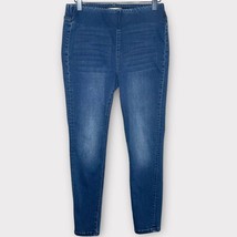 SOFT SURROUNDINGS med/dark wash pull on jeggings stretch skinny jeans sz... - £26.84 GBP