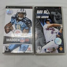 Lot Of (2) PSP Sport Games Madden 08 And MLB 07 The Show - £13.40 GBP