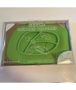 silicone children placemat Green 14X9 BPA Free FDA - £13.96 GBP