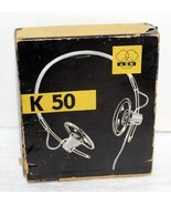 Vintage AKG K-50 Stereo Headphones Original Box Only ~ Wear - $34.28 CAD