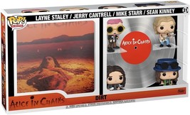Alice in Chains-4 Funko Pop! Vinyl Figures in DIRT Album Cover Hard Shell Case - £68.01 GBP