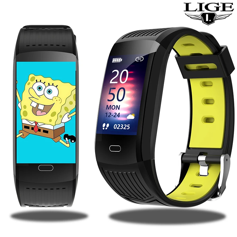 2021 LIGE Smart Watch Men Women Heart Rate Monitor Blood Pressure Fitness Tracke