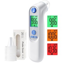 Ear Thermometer for Kids Adults and Babies FSA Eligible Fever Alarm Mute... - £69.46 GBP