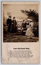 RPPC Bamforth Loves Old Sweet Song Romance Couple Life Model Series Postcard C22 - £2.95 GBP