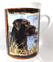 Chocolate Labrador Retriever Coffee Mug Hunting Dog 4-in Ceramic Cup Dri... - $345.19 MXN