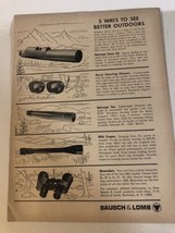 Bausch And Lomb Scopes Vintage Print Ad Advertisement pa13 - £4.63 GBP