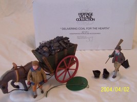 Dickens Village Delivering Coal For The Hearth 58326 - £36.07 GBP