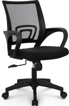 Neo Chair Office Chair Computer Desk Chair Gaming Ergonomic Mid Back, Black - $51.98