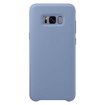 For Samsung S8 Liquid Silicone Gel Rubber Shockproof Case LIGHT BLUE - £4.62 GBP