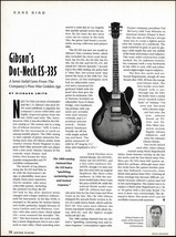 1960 Gibson Dot-Neck ES-335 guitar history article by Richard Smith - $4.01