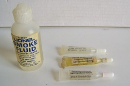 Lionel lot of liquid smoke fluid 6-2909 2 oz. and 3 small tubes MPC Era - $29.95