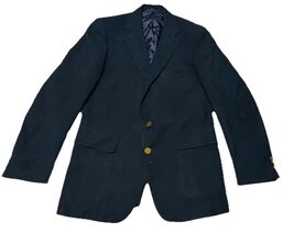 Levi's Action Suit Sport Coat Mens 40L Blue Blazer Jacket 2 Button Pocke... - $6.00