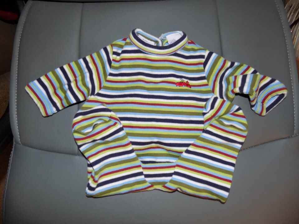 Baby Beginnings Striped Back Snap Footie Size Preemie EUC - $18.00