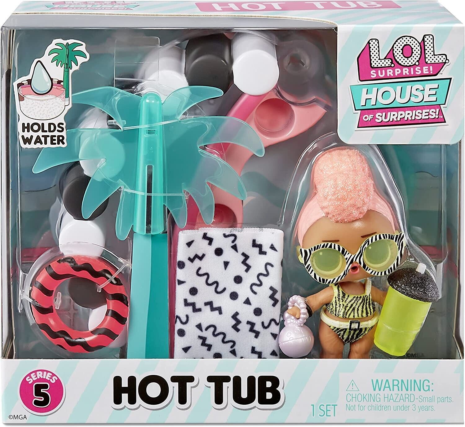 LOL Surprise OMG House of Surprises Hot Tub Playset with Yacht B.B. Collectible - $16.70